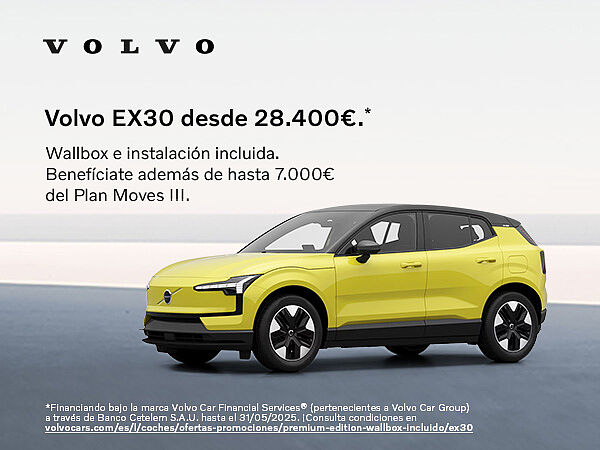 Nuevo Volvo EX30 eléctrico desde 28.400€*