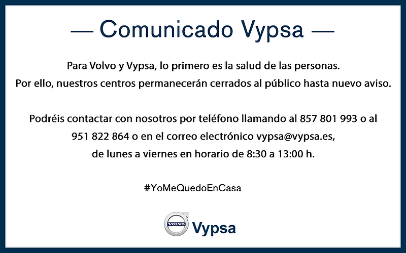 Comunicado oficial Coronavirus Covid-19